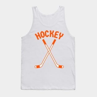 HOCKEY CROSSED STICKS LOGO Tank Top